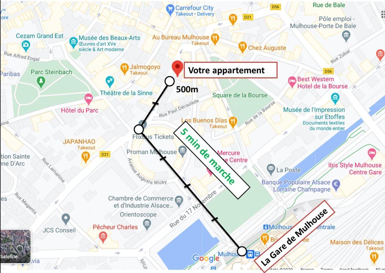 Appart Industriel à 5 min à pieds de la Gare Apartamento Mulhouse Exterior foto